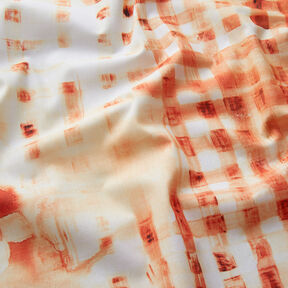 GOTS Batista di cotone Bordo in tessuto a quadri con sfumatura di colore | TCC x LOOKS by Wolfgang, 
