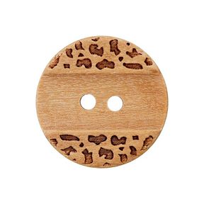 bottone in legno, 2 fori – beige, 