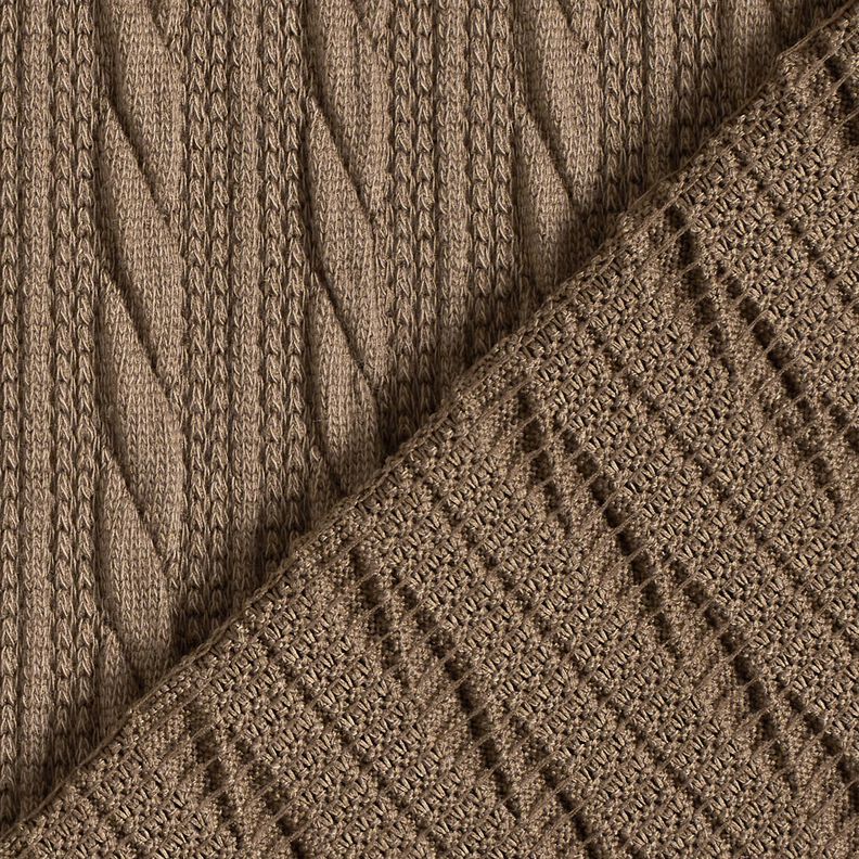 maglia cloqué Motivo a treccia – duna,  image number 4