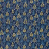 tessuto in cotone popeline Delicati abeti – blu notte/oro,  thumbnail number 6