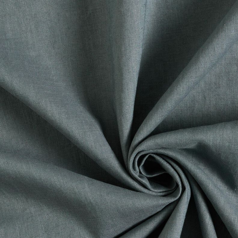 Leggero misto lino prelavato – grigio elefante,  image number 1