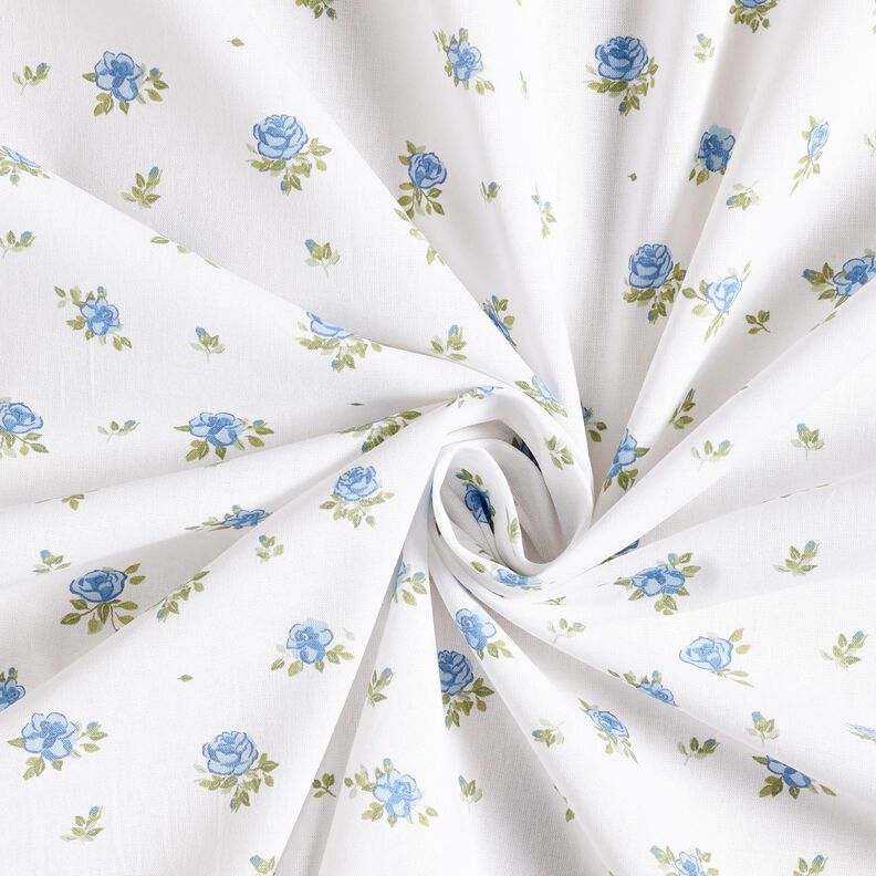 popeline di cotone rose delicate – azzurro/bianco,  image number 3
