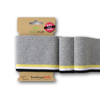 GOTS tessuto in maglia per bordi e polsin CUFF ME POLO [140 cm | 7,5 cm]  | Albstoffe, 
