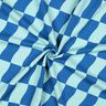 Soffice felpa a quadri ondulati | Poppy Fabrics – blu reale/blu ghiaccio,  thumbnail number 3