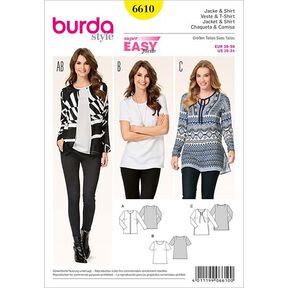 giacca / maglietta, Burda 6610, 