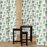 tessuto arredo mezzo panama animali marini – verde,  thumbnail number 8