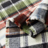 Tessuto per cappotti double face a quadri scozzesi – grigio/rosso carminio,  thumbnail number 2