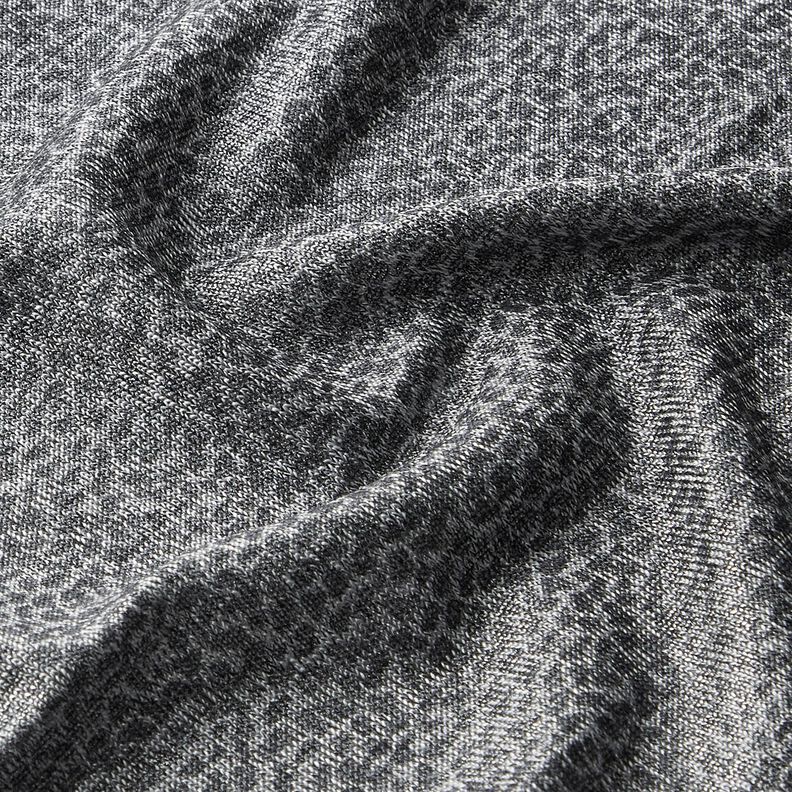 Jersey jacquard con motivo leopardato – argento/grigio,  image number 2