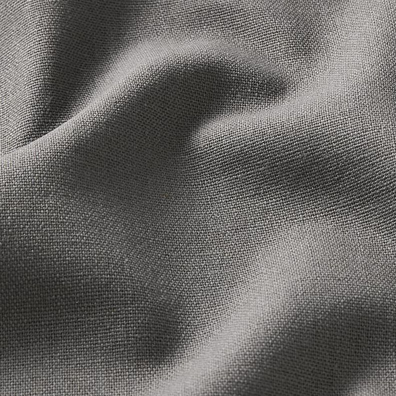 misto lino viscosa tinta unita – talpa,  image number 2