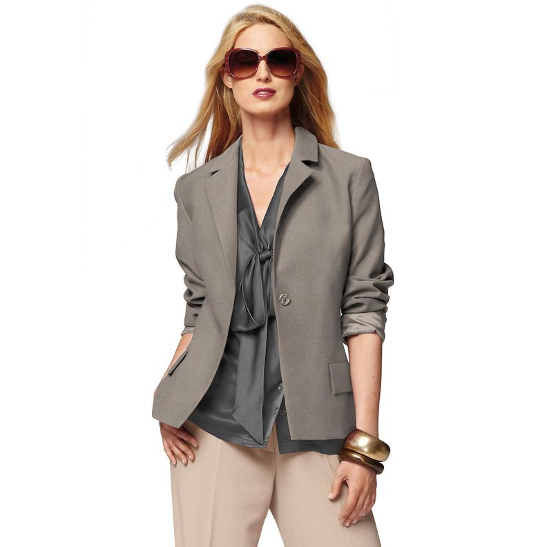 gabardine bi-stretch – talpa scuro,  image number 6