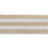 nastro elastico a righe [40 mm] – grigio chiaro/oro,  thumbnail number 1
