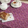 tessuto in cotone cretonne Fiori di campo – melanzana/rosa,  thumbnail number 5