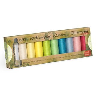 Set di filo da cucire Cucitutto rPET  [ 100m / 10 pezzo/i  ] | Gütermann creativ, 