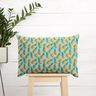 tessuto in cotone popeline ananas – azzurro/giallo,  thumbnail number 6