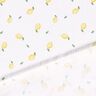 mussolina / tessuto doppio increspato Limoni all'acquerello stampa digitale – bianco,  thumbnail number 4