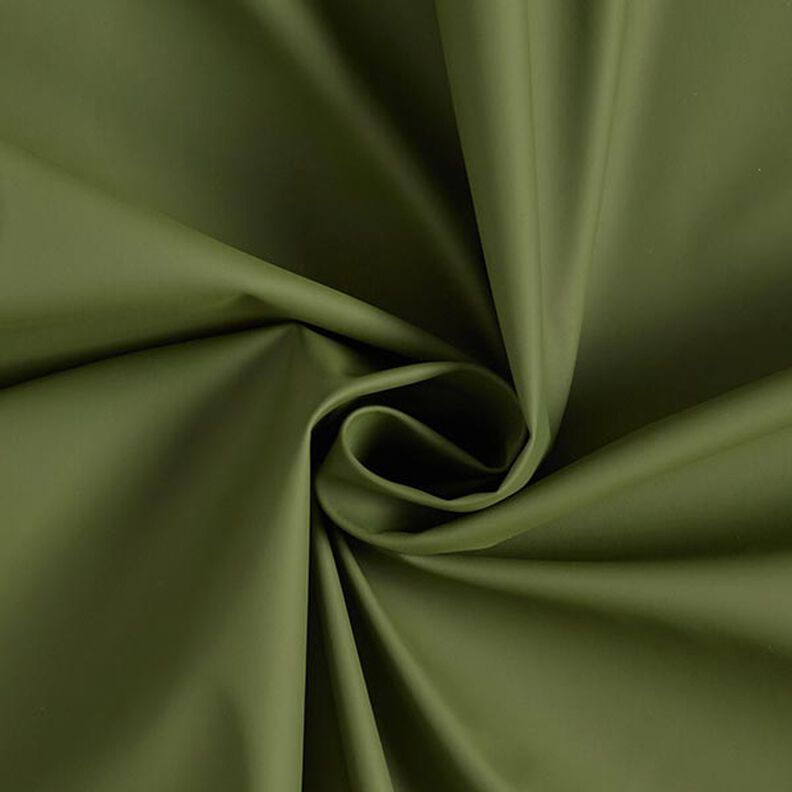tessuto per impermeabili tinta unita – verde oliva,  image number 1