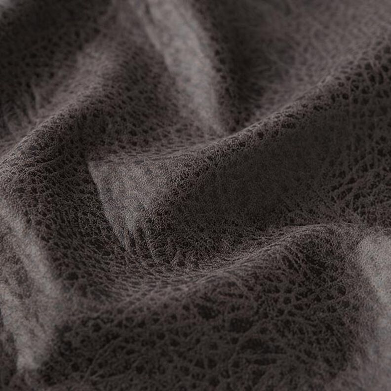 tessuto da tappezzeria similpelle – grigio scuro,  image number 2