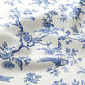 tessuto in cotone cretonne Uccelli – blu reale/bianco lana,  thumbnail number 2