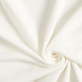 tessuto in maglia di cotone – bianco lana, 