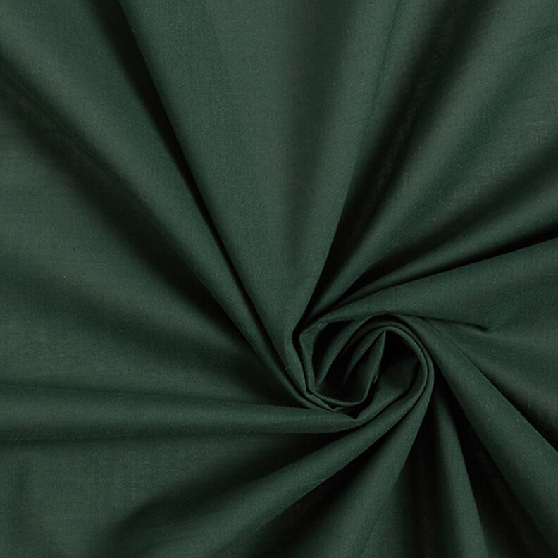 batista di cotone tinta unita – verde scuro,  image number 1