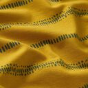 French terry, felpa estiva, linee tratteggiate – senape, 