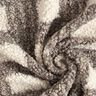 tessuto in maglia, bouclé, quadri – bianco lana/marrone chiaro,  thumbnail number 3