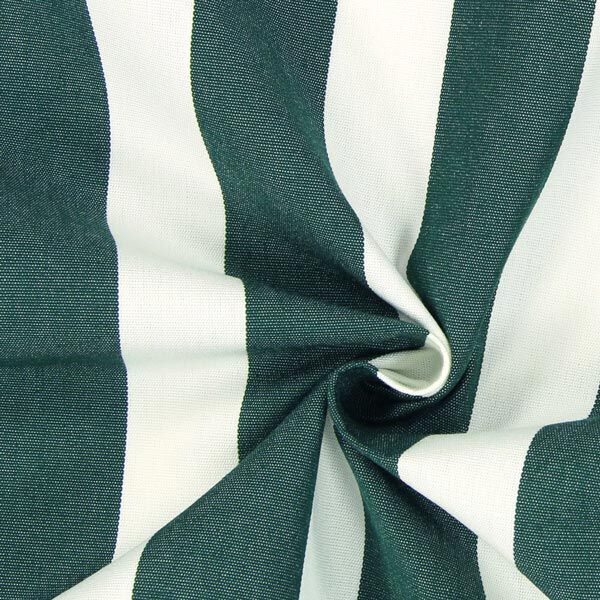 Tessuti da esterni Acrisol Listado – bianco lana/verde scuro,  image number 2