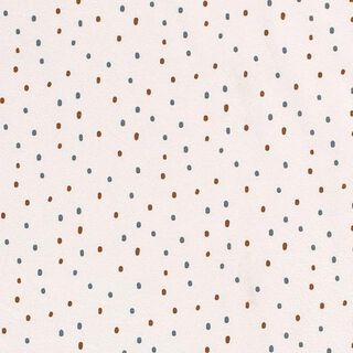 jersey di cotone Macchie di pennello  – bianco lana, 