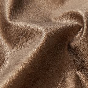 stretch similpelle Metallico – cannella, 