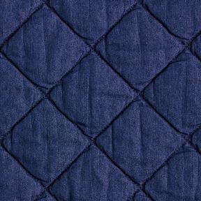 jeans tessuto trapuntato losanghe – blu notte, 