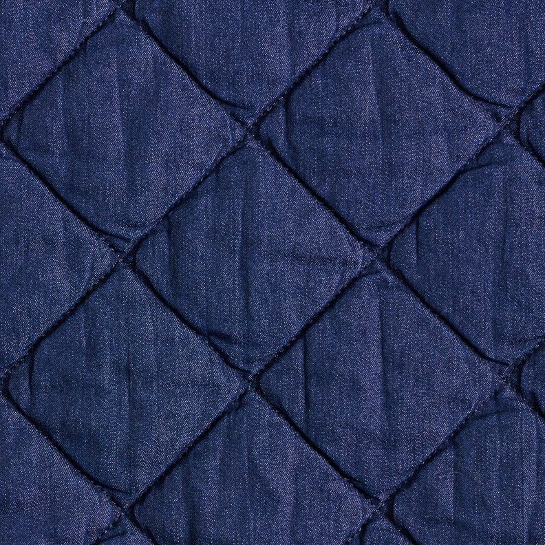 jeans tessuto trapuntato losanghe – blu notte, image number 1