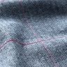 Tessuto per cappotto misto cotone a spina di pesce e quadri – azzurro/rosso Bordeaux,  thumbnail number 3