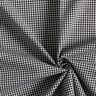 Tessuto per camicia a quadri piccoli – nero/bianco,  thumbnail number 3