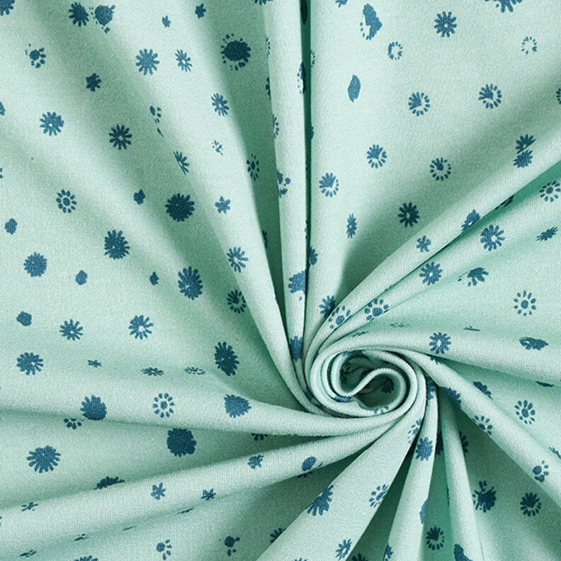 GOTS jersey di cotone capsule di papavero | Tula – verde pastello/petrolio,  image number 3