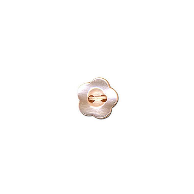 bottone a 2 fori, fiore – rosé,  image number 1