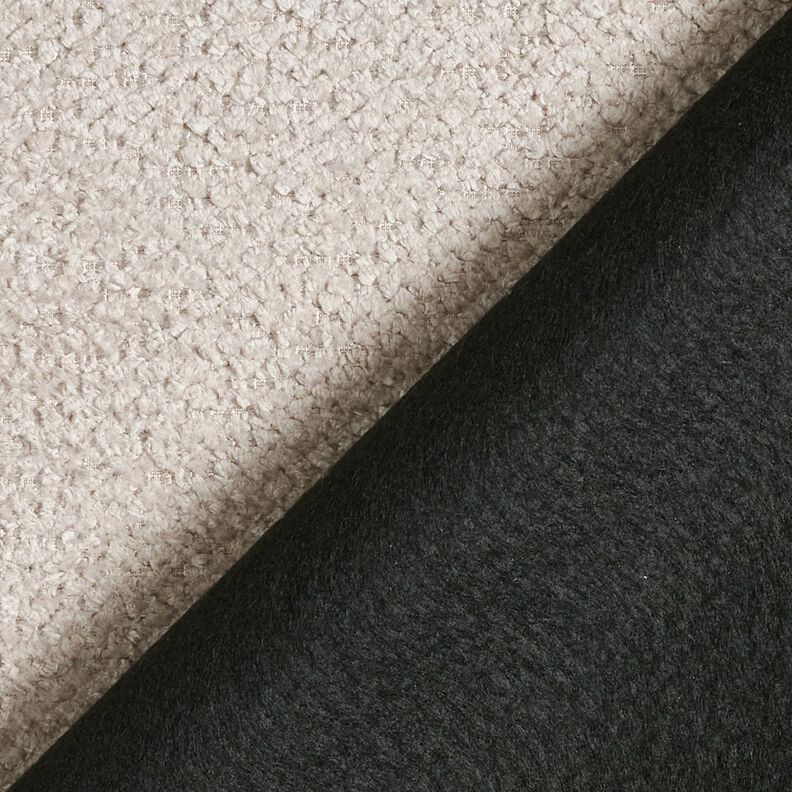 tessuto da tappezzeria Pelo morbido – grigio argento,  image number 3