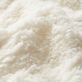 Sherpa tinta unita – bianco lana, 