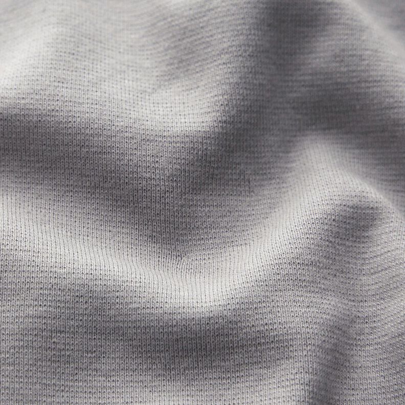 GOTS tessuto per bordi e polsini in cotone | Tula – grigio argento,  image number 2