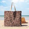 tessuto arredo tessuti canvas Pois Leopardato – cannella/nero,  thumbnail number 7