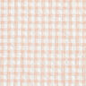 Seersucker a quadretti Vichy grandi – bianco/rosa antico chiaro,  thumbnail number 1