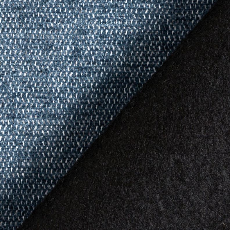 tessuto da tappezzeria ciniglia mélange – blu/grigio argento,  image number 3