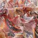 chiffon crespato righe brillanti astratte – bianco lana,  thumbnail number 2