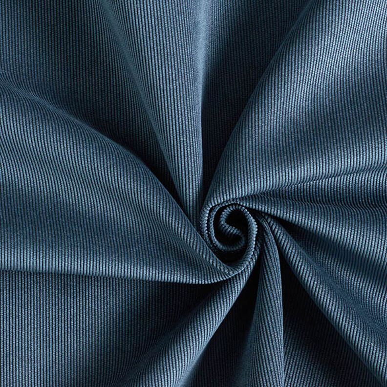 tessuto da tappezzeria velluto a costine – blu,  image number 1