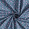 tessuto in cotone popeline fiori delicati – blu/violetto pastello,  thumbnail number 3