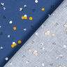 tessuto in cotone cretonne Punti di colore – blu marino,  thumbnail number 4