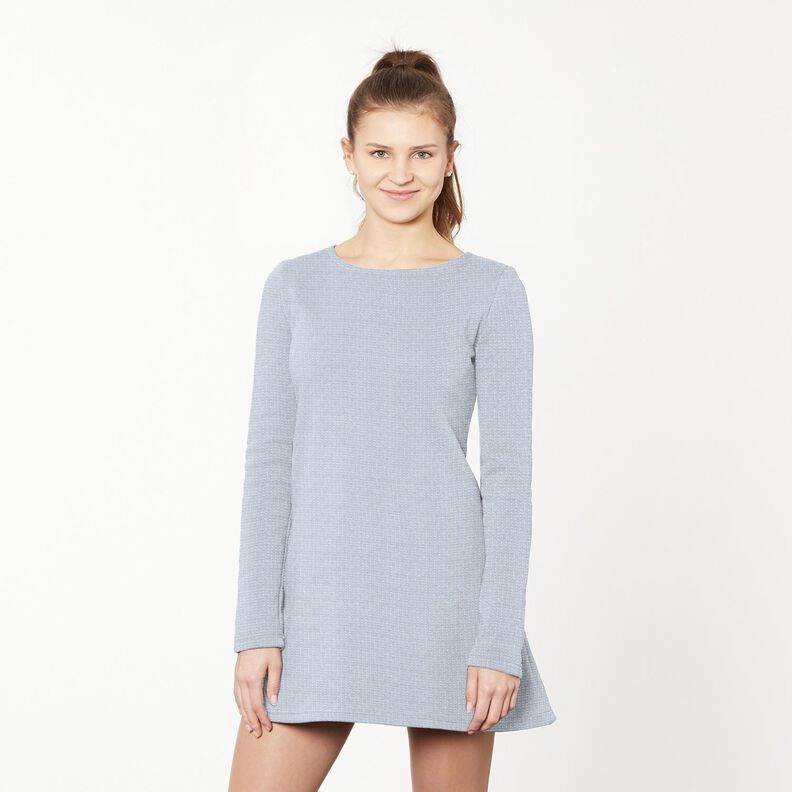 Terry francese glitterato – azzurro,  image number 8