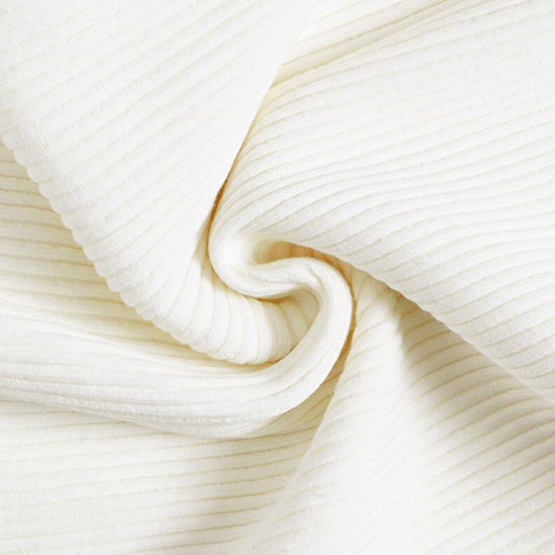 tessuto per polsini giacche, Heavy Hipster Cuff – bianco lana,  image number 3