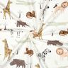 jersey di cotone animali della steppa stampa digitale | Poppy Fabrics – avorio/marrone scuro,  thumbnail number 3
