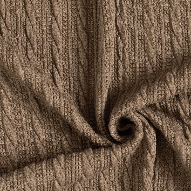 maglia cloqué Motivo a treccia – duna,  image number 3