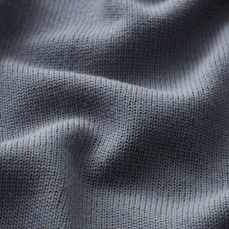 tessuto in maglia di cotone – grigio perla,  image number 2